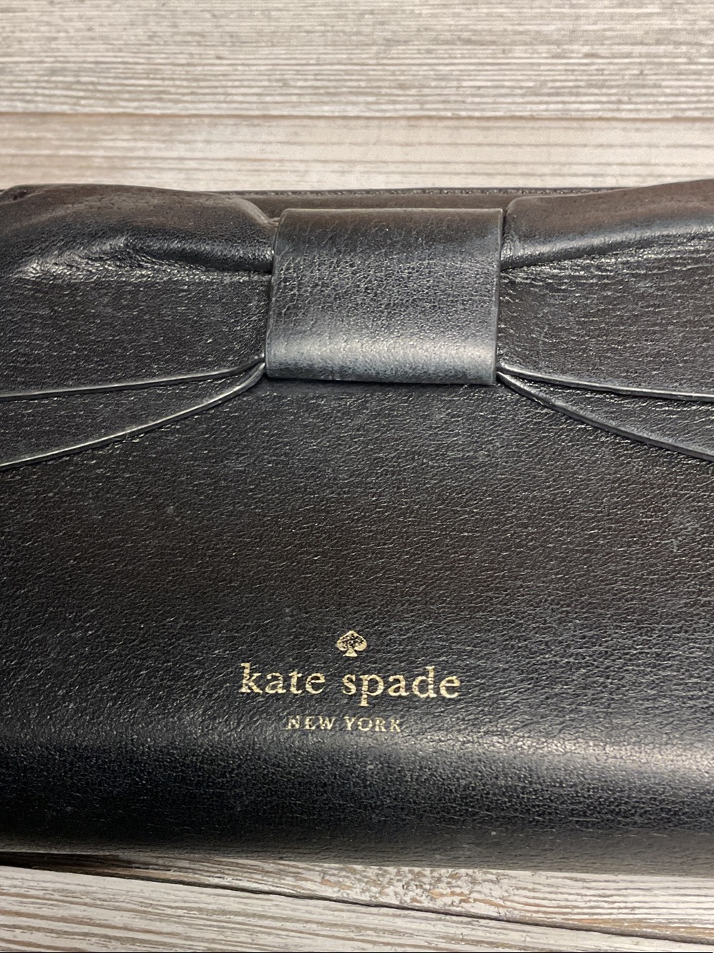 Kate Spade Black Bow wallet - Picture 2 of 7